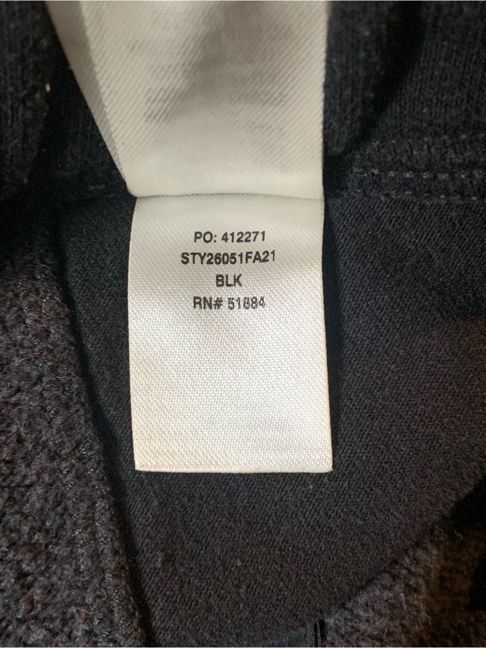 Patagonia Black P-6 Label Uprisal Sweatpants Joggers XS Fleece Elastic Waist - Picture 9 of 9